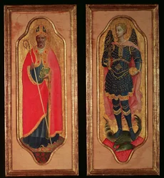 St. Nikolaus von Bari und St. Michael, ca. 1423